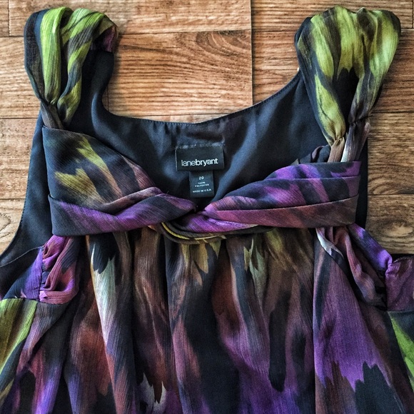 {Lane Bryant} Watercolor Dress - Picture 3 of 5